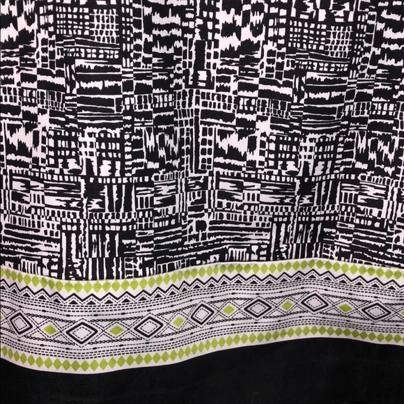 Alfred Dunner 16W Green Geometric Zip Front Jacket - Picture 5 of 6